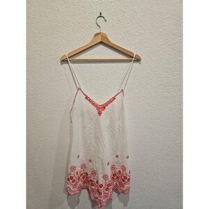 In bloom by Jon quilt embroidered blouse sz Medium